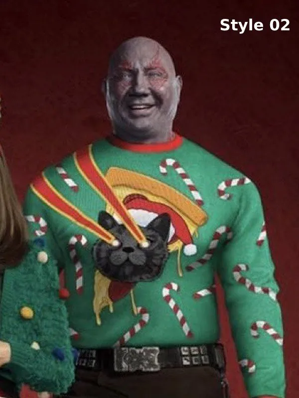 The Guardians of the Galaxy Holiday Special Drax Christmas Sweater - Image 2