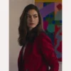 Anne Hathaway The Idea of You Red Blazer - Image 2