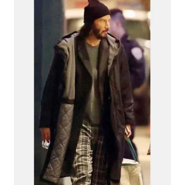 The Matrix 4 Keanu Reeves Hooded Coat