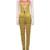 Harley Quinn Birds of Prey Golden Romper - Image 2