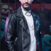 Charly Flow The Queen of Flow Black Leather Jacket