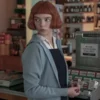 The Queen's Gambit Anya Taylor-Joy Blue Sweater