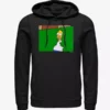 The Simpsons Homer Bush Hoodie Black
