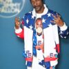 The Tonight Show 2024 Snoop Dogg USA Flag Tracksuit