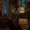 The Umbrella Academy Allison Hargreeves Grey Leather Jacket