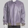 The Voice John Legend Purple Leather Jacket