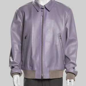 The Voice John Legend Purple Leather Jacket