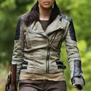The Walking Dead Rosita Espinosa Leather Biker Jacket