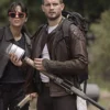 The Walking Dead World Beyond Felix Biker Leather Jacket