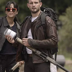 The Walking Dead World Beyond Felix Biker Leather Jacket