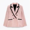 The Watcher Karen Calhoun Pink Blazer