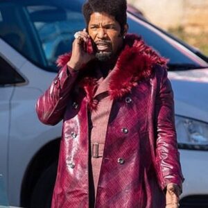 They Cloned Tyrone Slick Charles Leather Coat