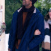 This Is Christmas Alfred Enoch Blue Jacket - Image 2