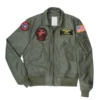 Top Gun Lady Gaga Jacket Green