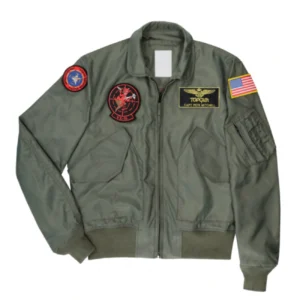 Top Gun Lady Gaga Jacket Green