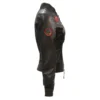 Top Gun Womens Vegan Black Leather Jacket - Image 2