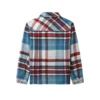 Travis Kelce Half-Zip Plaid Shirt Jacket