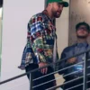 Travis Kelce Stitchwork Plaid Jacket
