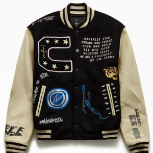 Travis Scott x Fragment Manifest Letterman Jacket