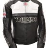 Triumph Motorcycle Leather Racing Jacket For Men’s