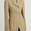 Live with Kelly and Ryan Hailey Bieber Beige Blazer - Image 3
