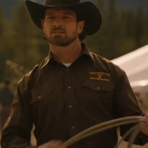 Tv Series Yellowstone S05 Dutton Ranch Shirt Brown