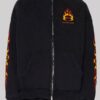 Justin Bieber Balenciaga Burning Unity Zip-Up Hoodie - Image 4