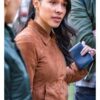 Vanessa Rojas Chicago PD S07 Suede Jacket