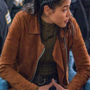 Vanessa Rojas Chicago PD S07 Suede Jacket