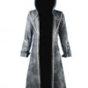 Dishonored Corvo Attano Black Leather Hooded Coat