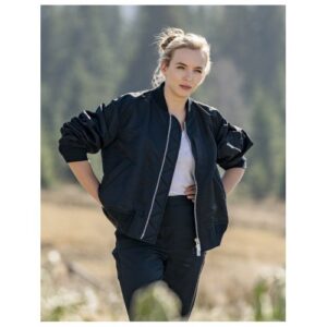Villanelle Killing Eve S03 Black Bomber Jacket