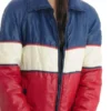 Vintage 70s Tricolor Unisex Puffer Jacket