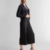 Womens Black Suede Biker Jacket - Image 3
