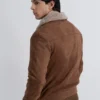Men's Brown Suede Jacket