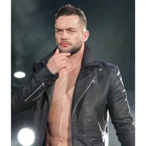 WWE Finn Balor Black Leather Jacket