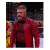 WWE Edge Red Studded Leather Jacket