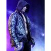 WWE Superstar AJ Style Hooded Leather Jacket