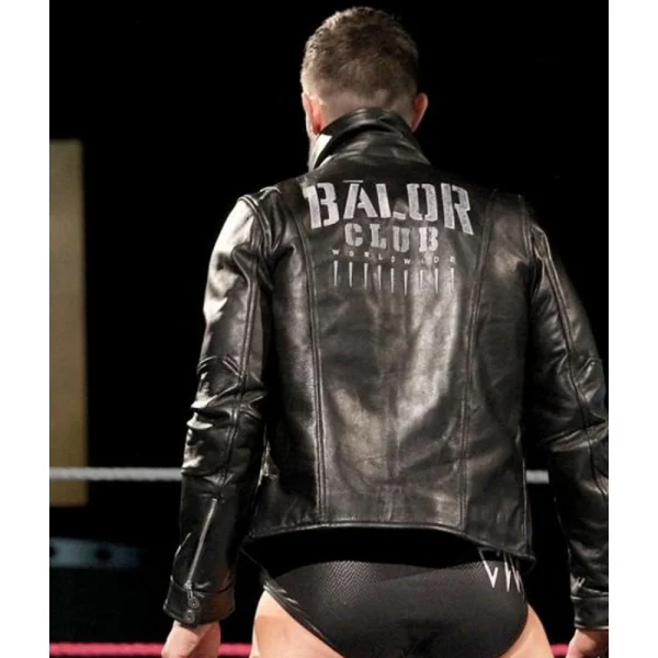 WWE Finn Balor Black Leather Jacket - Image 3
