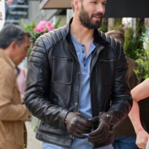 Wedding Season 2023 Casey Deidrick Leather Jacket