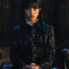Wednesday Addams Floral Coat