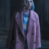 Wednesday Enid Sinclair Pink Coat
