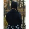 Wednesday Jenna Ortega Black Cropped Jacket