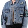 Philadelphia Eagles Studded Denim Jacket