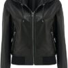 Womens Reversible Faux Leather Jacket