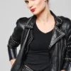 Women's Fashion Studded Jacket - Image 7