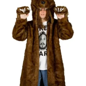 Workaholics Bear Faux Fur Coat