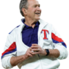 World Series Texas Rangers George W Bush Jacket