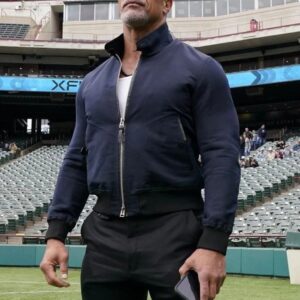 XFL 2023 Dwayne Johnson Bomber Jacket