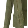 Women's Zip Up Hooded Military Jacket - Image 4