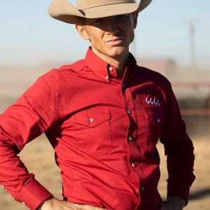Yellowstone Jimmy Hurdstrom Red Shirt